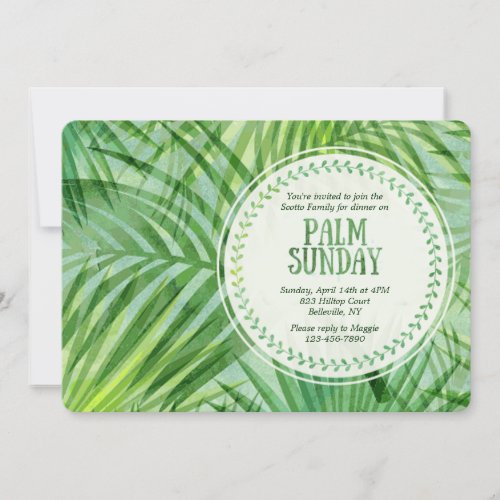Palm Sunday Invitation