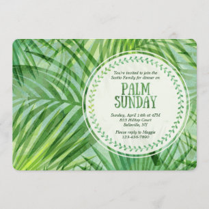 Palm Sunday Invitation
