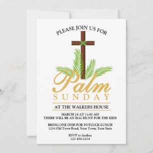 Palm Sunday Invitation