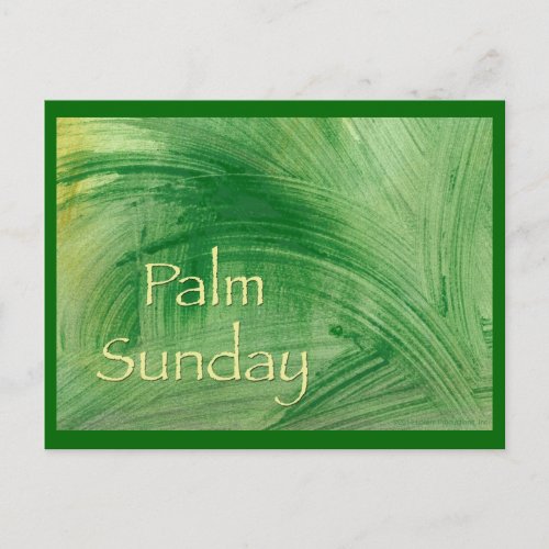 Palm Sunday Postcard