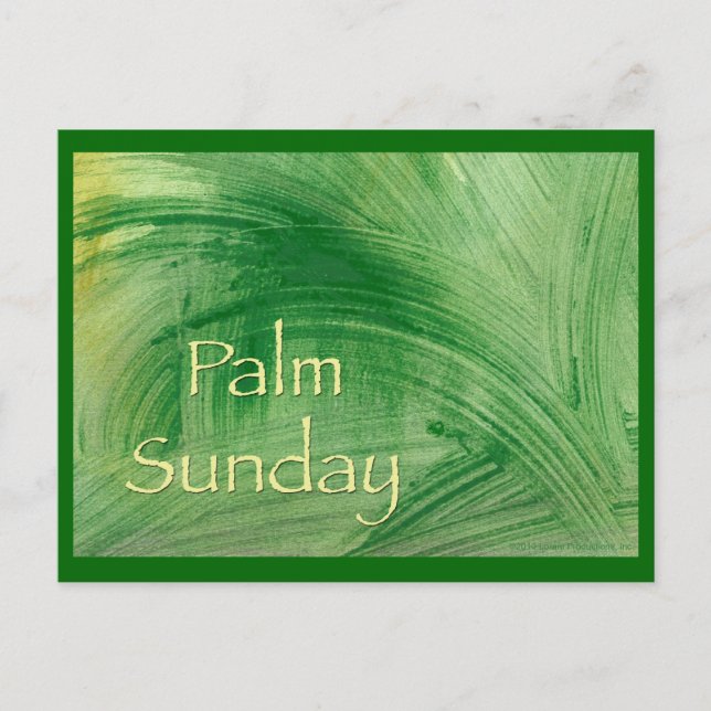 Palm Sunday Postcard (Front)