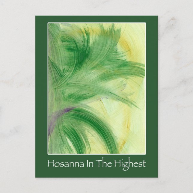 Palm Sunday Postcard (Front)