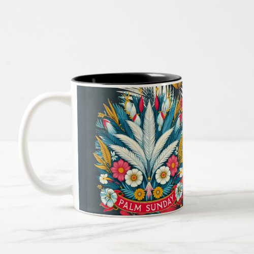 Palm Sunday Two_Tone Coffee Mug