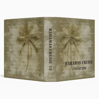 Palm Tree (1.5" Khaki) Tropical Binder