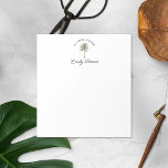 Palm Tree A Note From Cute Personalized Notepad<br><div class="desc">My Palm Tree A Note From Cute Personalized Notepad make great for gifts for friends,  family and even yourself. Personalize with a name for a unique gift.</div>