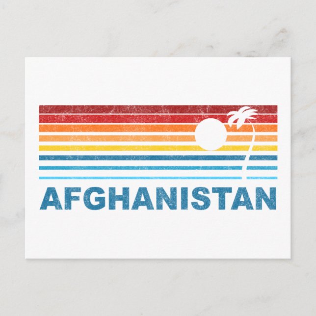 Palm Tree Afghanistan Postcard (Front)