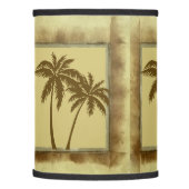 Palm Tree Antiqued Lamp Shade (Left)