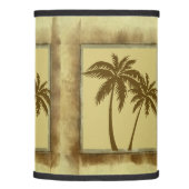 Palm Tree Antiqued Lamp Shade (Right)