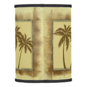 Palm Tree Antiqued Lamp Shade (Back)