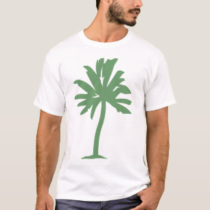 Palm Tree - Army Green T-Shirt