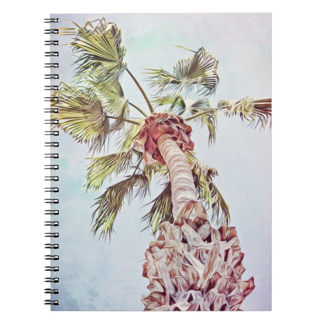 Palm Tree Art Journal Notebook (Front)