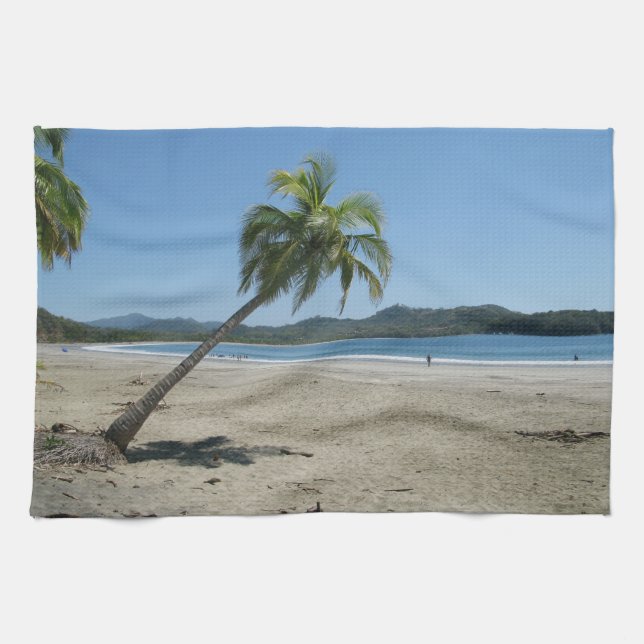Palm Tree at the Beach Towel (Horizontal)