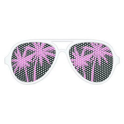 Palm Tree Aviator Sunglasses