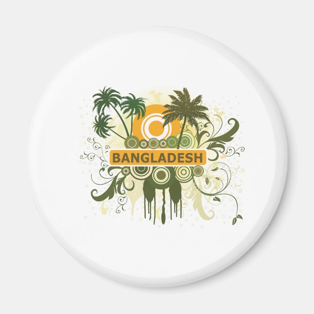 Palm Tree Bangladesh Magnet (Front)