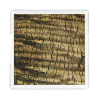 Palm Tree Bark Acrylic Tray