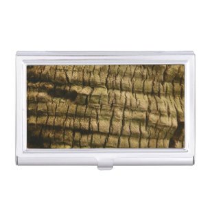 Palm Tree Bark Business Card Case