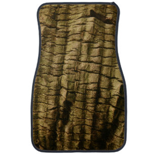 Palm Tree Bark Car Floor Mat