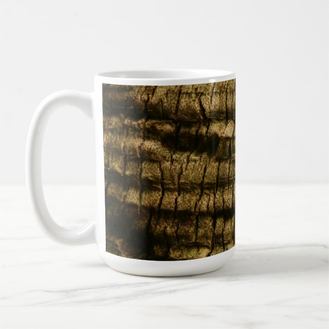 Palm Tree Bark Coffee Mug (Left)