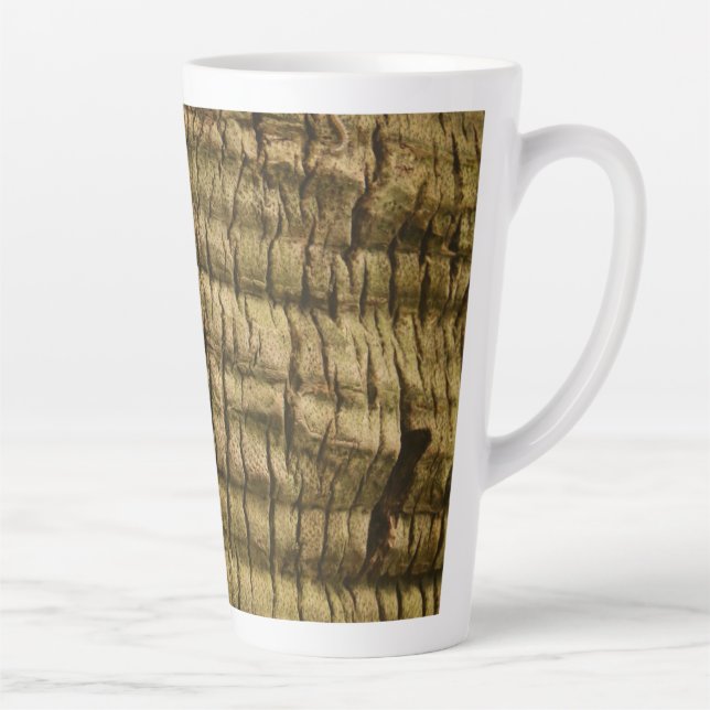 Palm Tree Bark Latte Mug (Right)