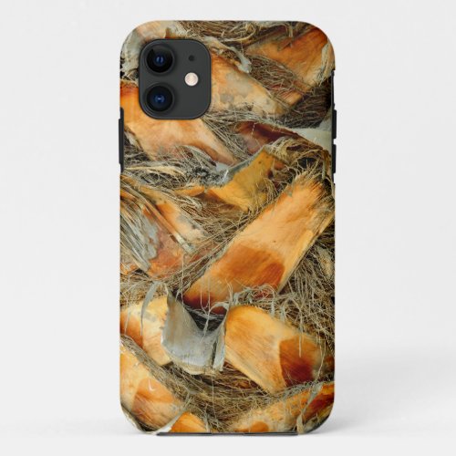 Palm tree bark natural texture iPhone 11 case