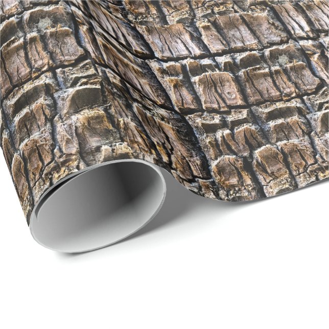 Palm Tree Bark Texture Wrapping Paper (Roll Corner)