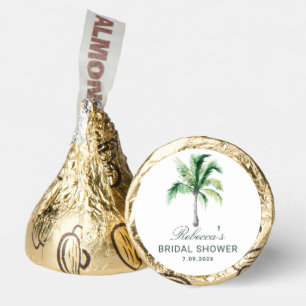 Palm Tree Beach Bridal Shower Custom Hershey®'s Kisses®