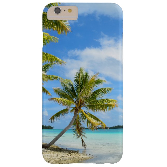 Palm tree beach iPhone 6 plus case (Back)