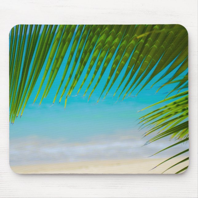 Palm Tree Beach Mousepad (Front)