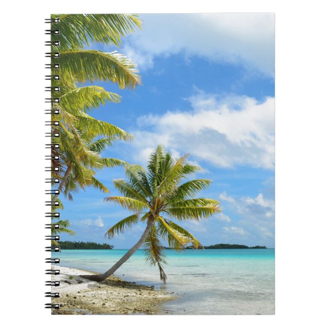 Palm tree beach notebook (Front)