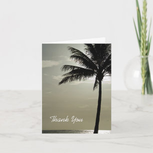 Palm Tree Beach Wedding Bridesmaid Thank You