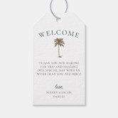 New York Wedding Welcome Bag Tags, Map Gift Tags
