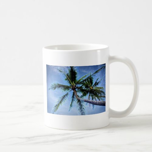 Palm Tree  Blue Sky Coffee Mug