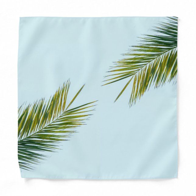 Palm tree branch bandana (Front)