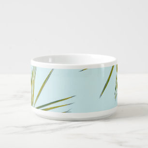 Palm tree branch bowl