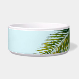 Palm tree branch bowl