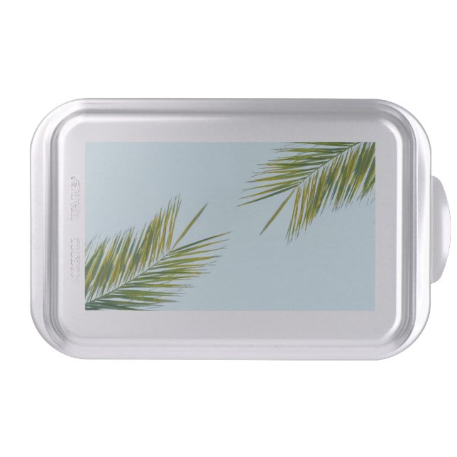 Palm tree branch cake pan (Front)