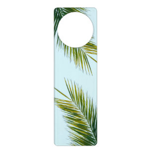 Palm tree branch door hanger