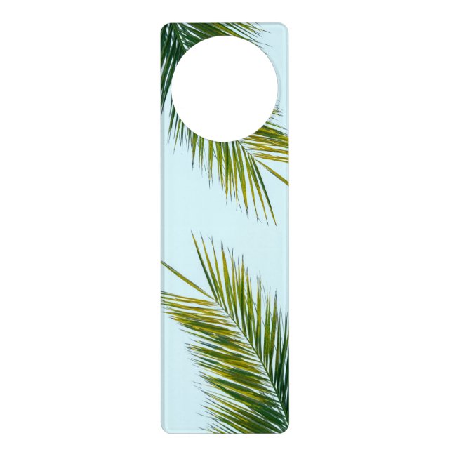 Palm tree branch door hanger (Front)