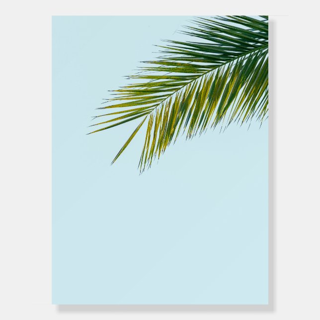 Palm tree branch foam board (Front)