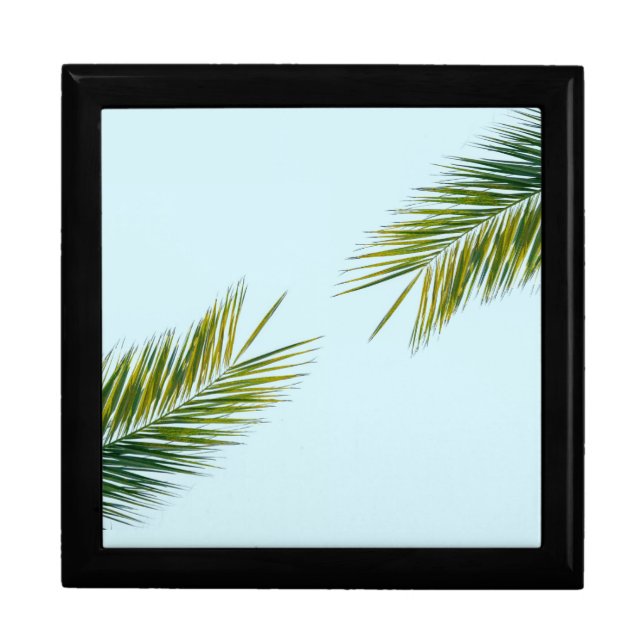 Palm tree branch gift box (Front)