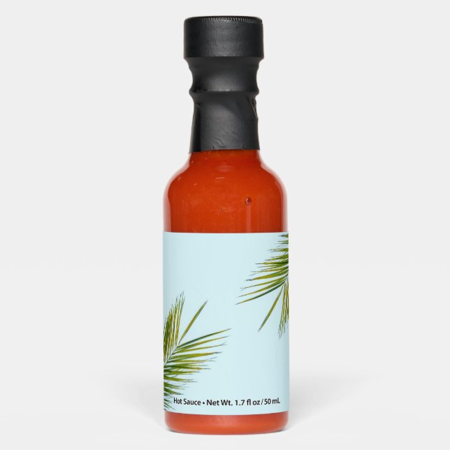 Palm tree branch hot sauces (Front)