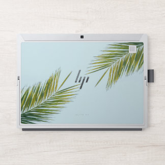 Palm tree branch HP laptop skin