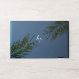 Palm tree branch HP laptop skin