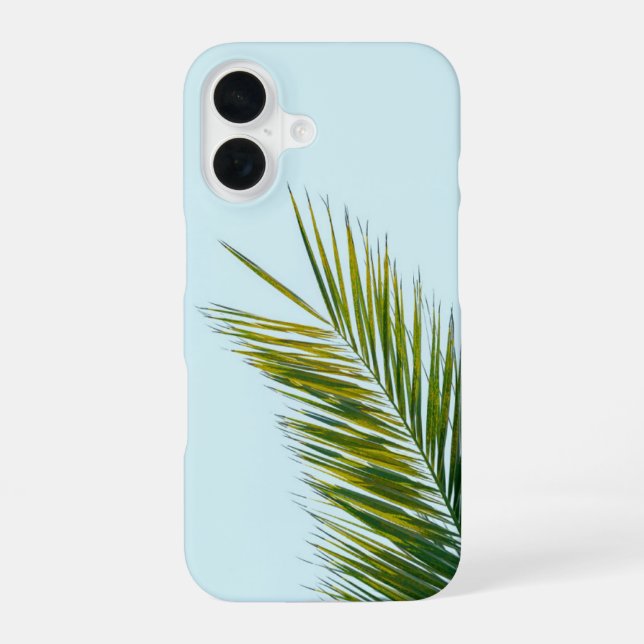 Palm tree branch iPhone case (Back)