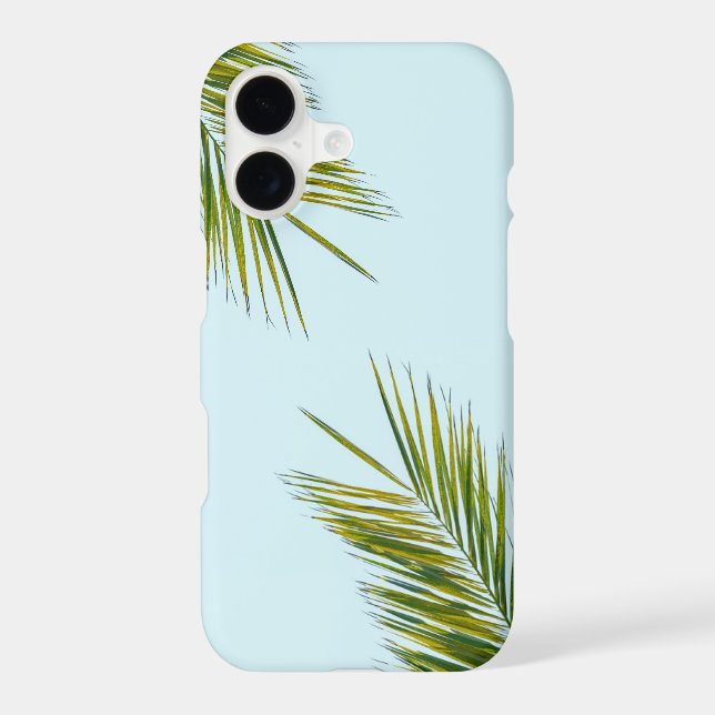 Palm tree branch iPhone case (Back)