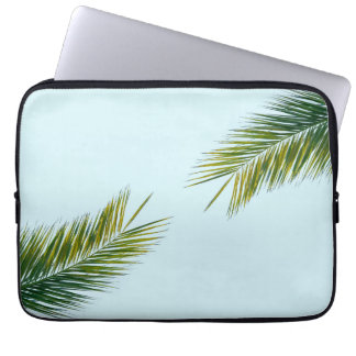 Palm tree branch laptop sleeve