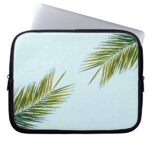 Palm tree branch laptop sleeve