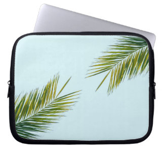 Palm tree branch laptop sleeve