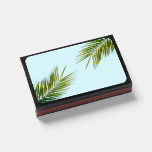 Palm tree branch matchboxes