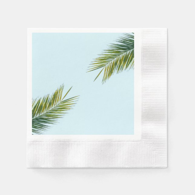 Palm tree branch napkins (Front)